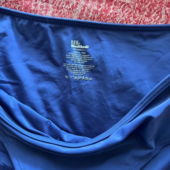 Modibodi Teen Period Proof Swim Bikini Brief Navy Size 14-16 - Picture 2 of 5